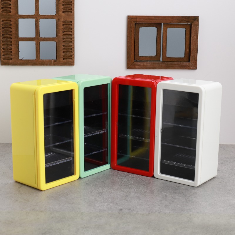 Kitchen Appliances - Mini Miniature Simulation Luminous Refrigerator Freezer
