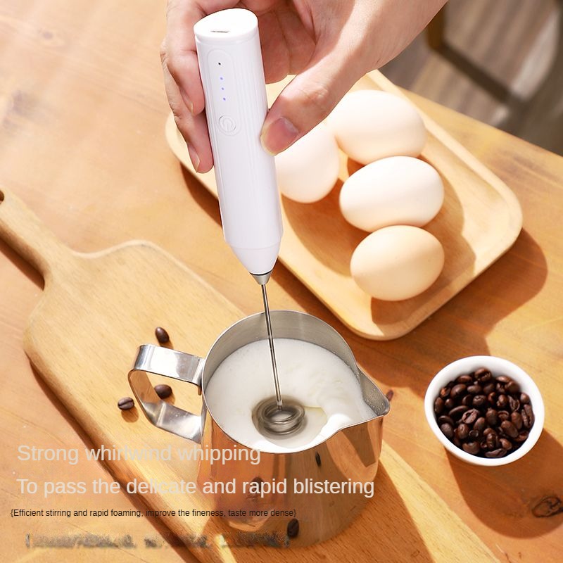Electric Milk Frother Handheld - Electric milk frother, handheld electric milk