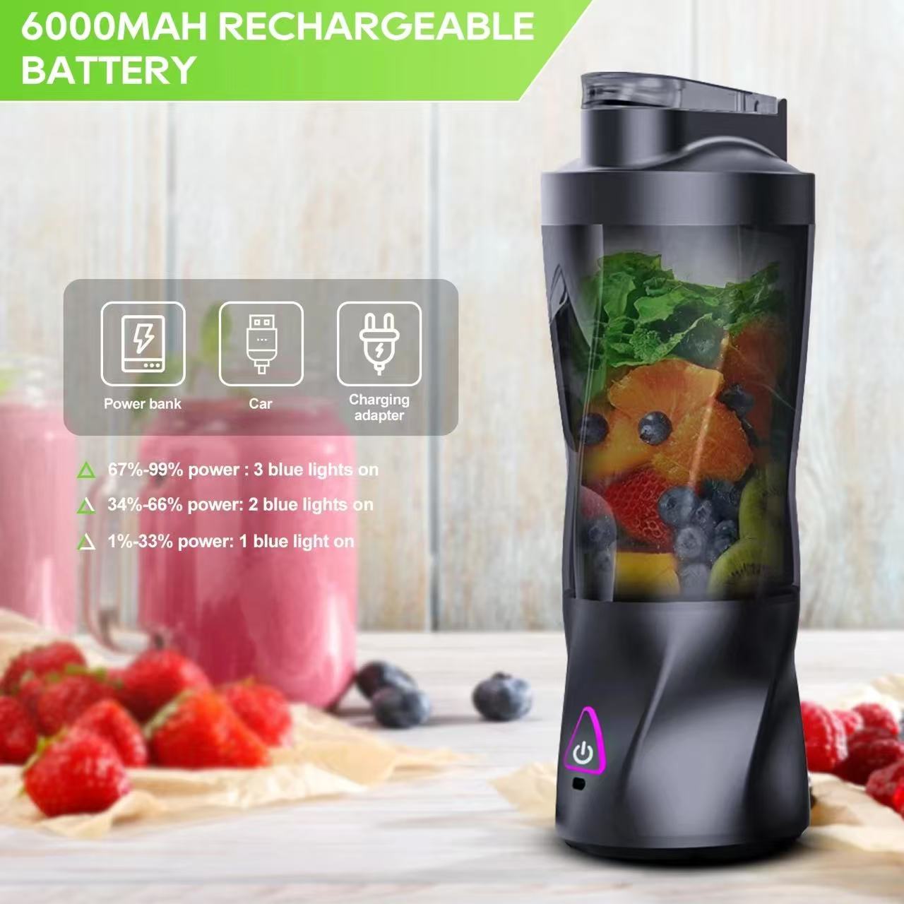 Portable Electric Juicer 700ML - đánh giá và giá Portable Blender Usb Rechargeable
