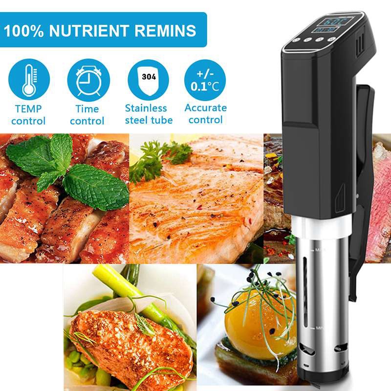 1300W: Vide Chậm Thực Phẩm Nồi - đánh giá và giá Digital Sous Vide Precision Cooker