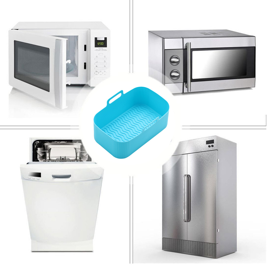 AirFryer Accessories Air Fryer - đánh giá và giá Air Fryer Silicone Pot Liner