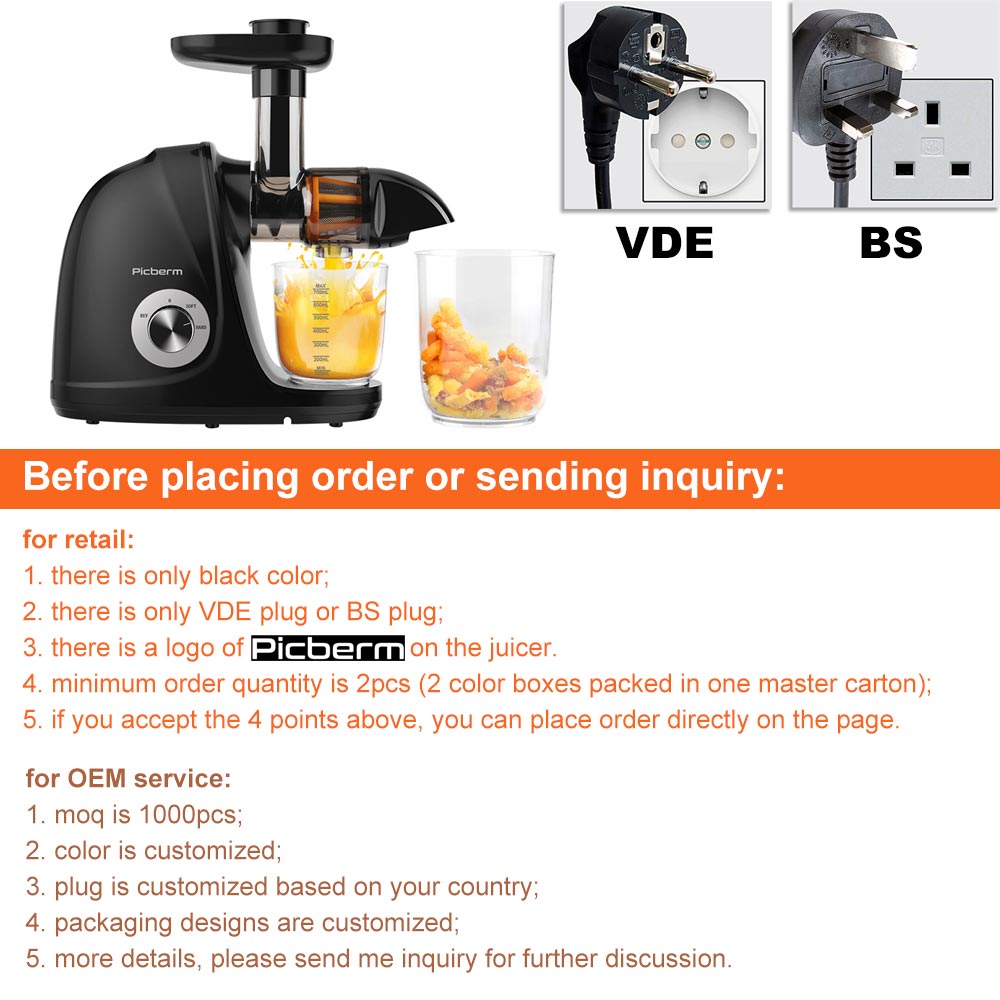 2026-Black Horizontal Slow Jui - đánh giá và giá Electric Slow Juicer Cold Press