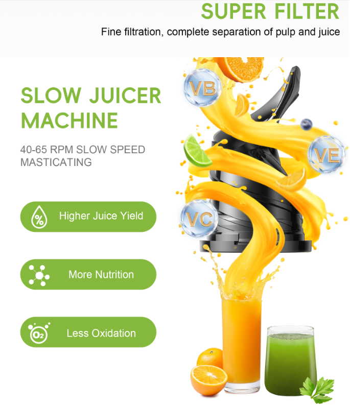 Commercial Electric Cold Press - đánh giá và giá Electric Slow Juicer Cold Press