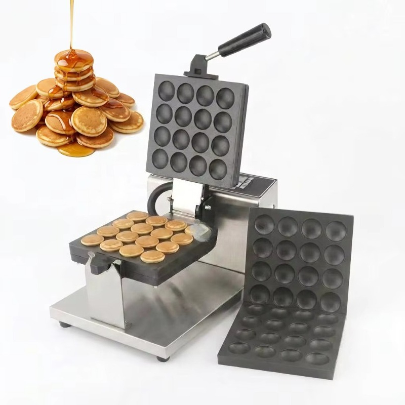 Nonstick Poffertjes Machine 16 - đánh giá và giá Mini Waffle Maker Machine