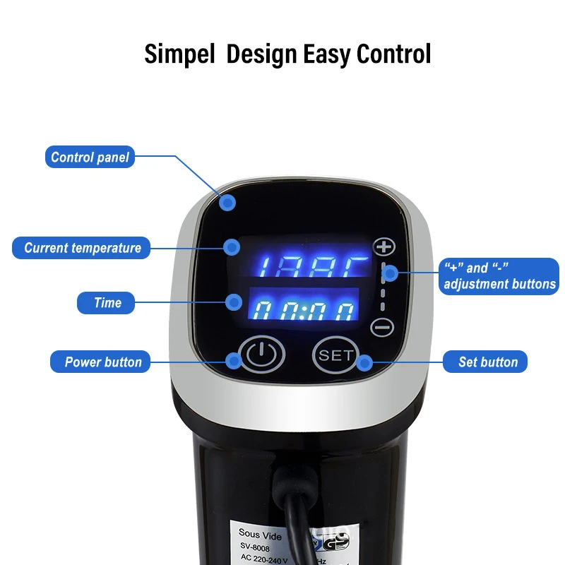 IPX7 Waterproof Sous Vide Prec - đánh giá và giá Digital Sous Vide Precision Cooker