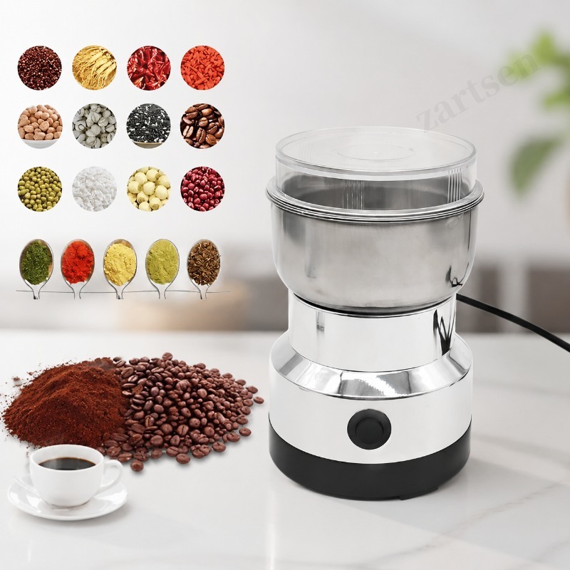 Kitchen Multifunctional 4 Blad - đánh giá và giá Coffee Bean Grinder Electric