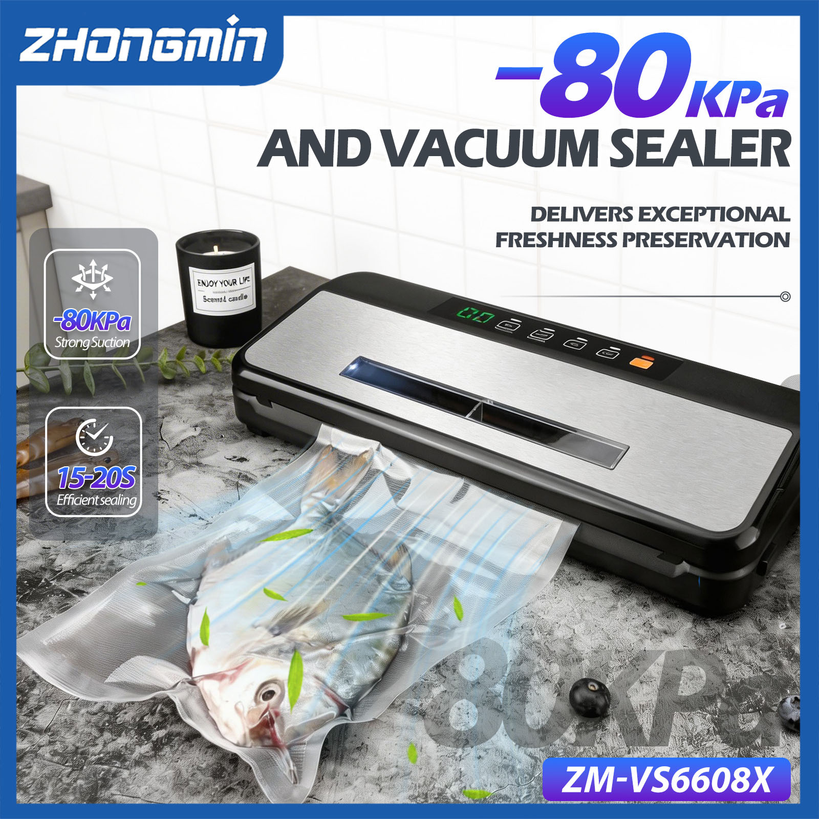 ZHONGMIN Multifunctional Vacuu - đánh giá và giá Food Vacuum Sealer Machine