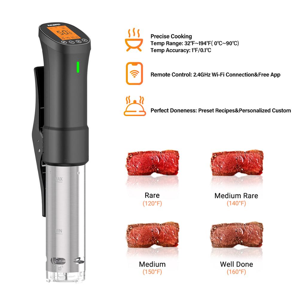 INKBIRD ISV-200W Wi-Fi Ẩm Thực - đánh giá và giá Digital Sous Vide Precision Cooker