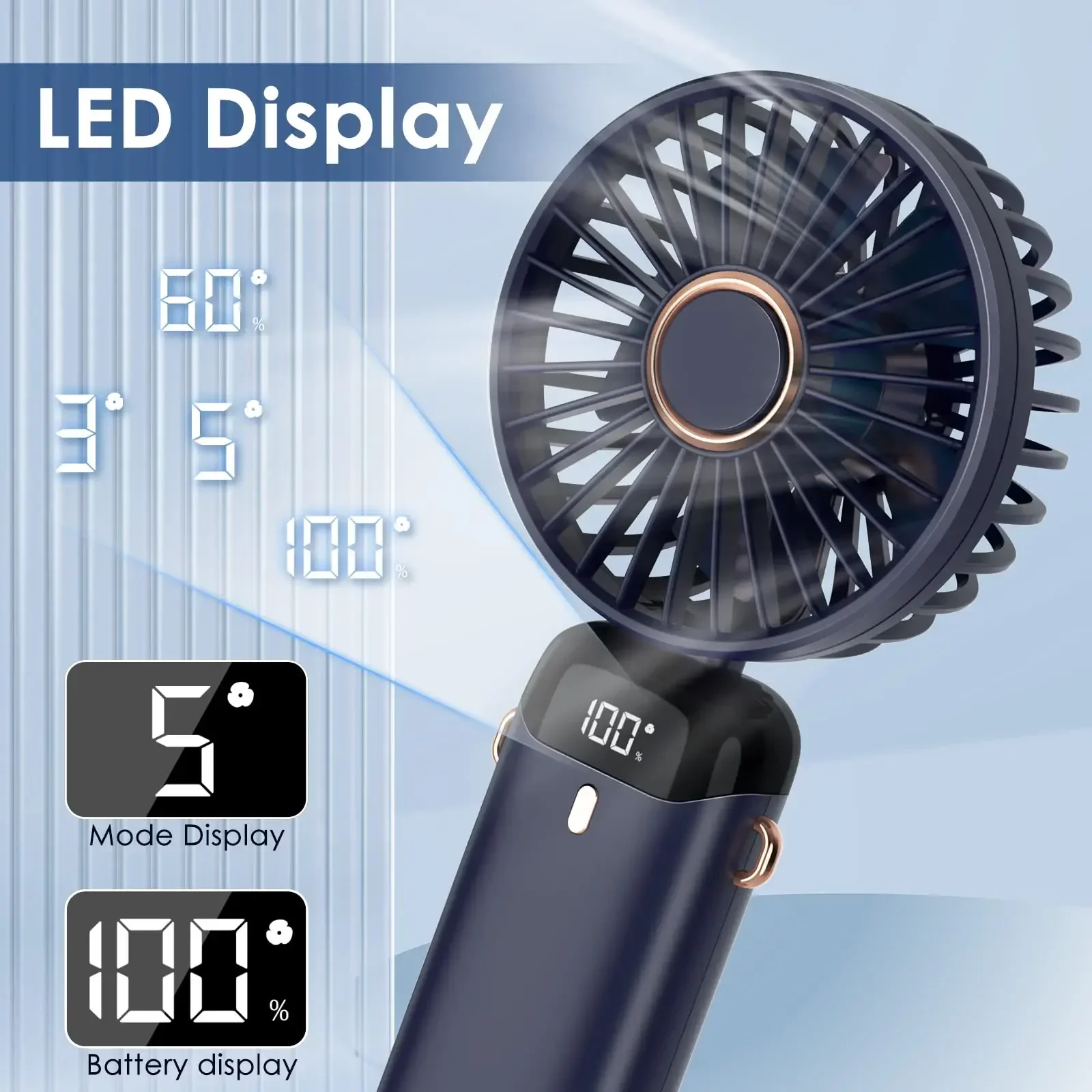 5000mAh Handheld Mini Fan Wire - đánh giá và giá Portable Blender Usb Rechargeable