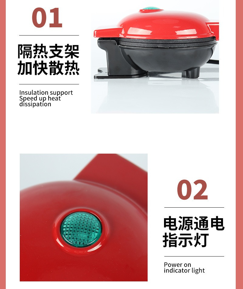 Multi Functional Mini Heart-sh - đánh giá và giá Mini Waffle Maker Machine