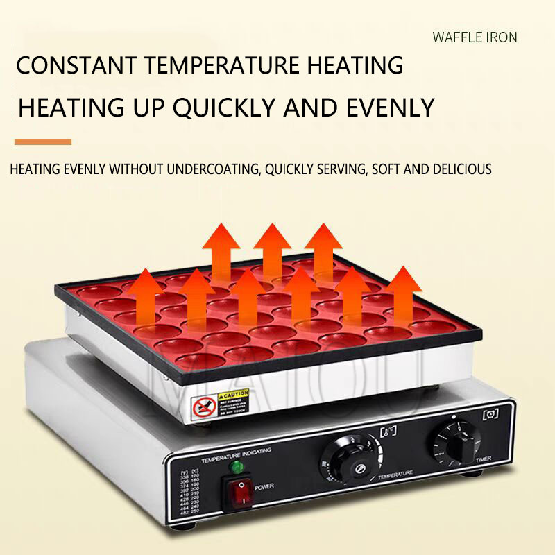25 Holes Pancake Waffle Makers - đánh giá và giá Mini Waffle Maker Machine