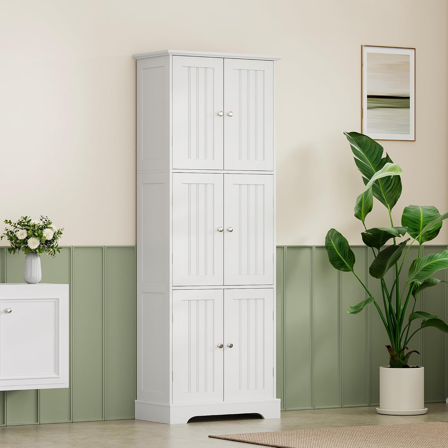 Tall Bathroom Storage Cabinet  - đánh giá và giá Laundry