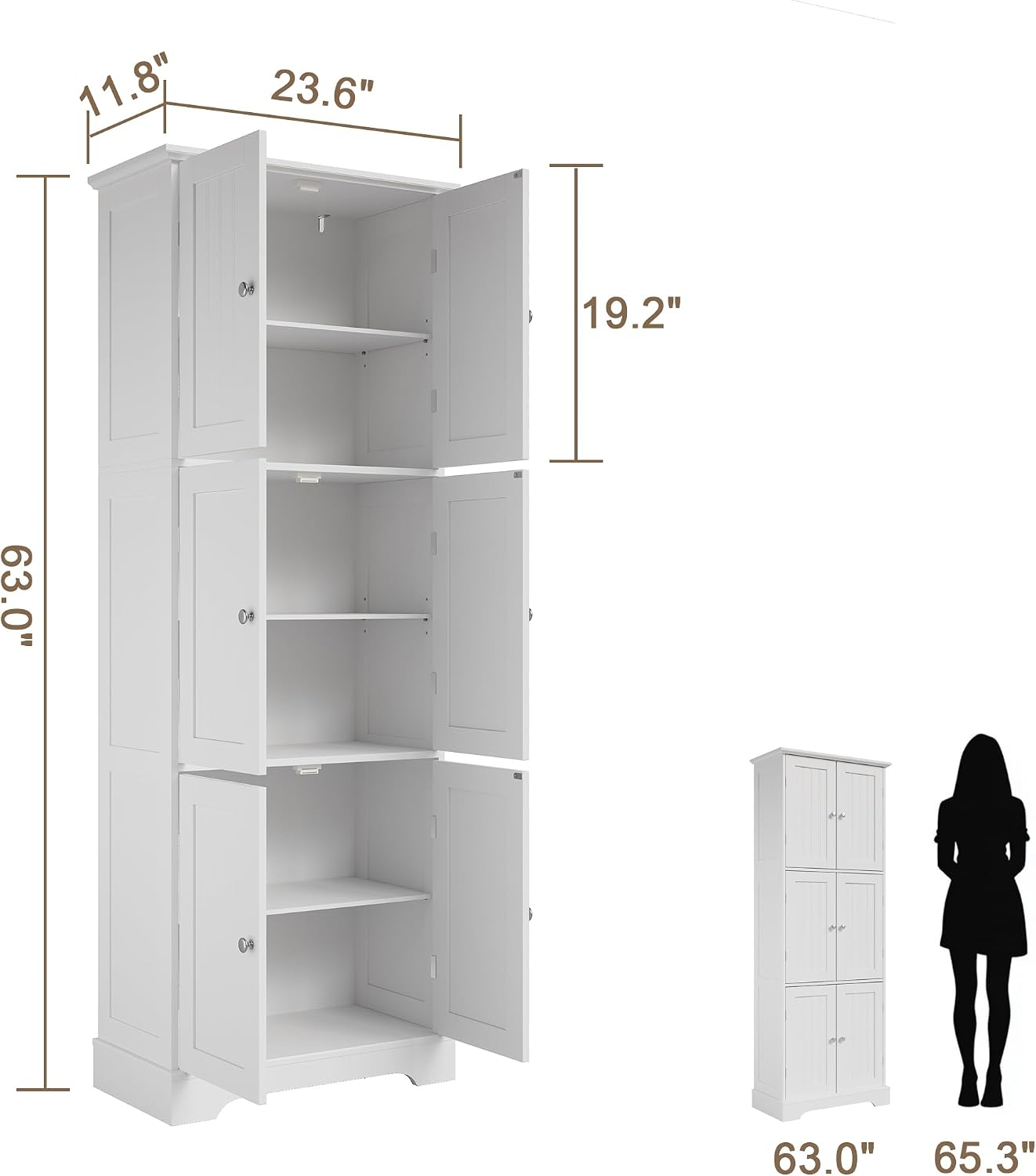 Tall Bathroom Storage Cabinet  - đánh giá và giá Laundry