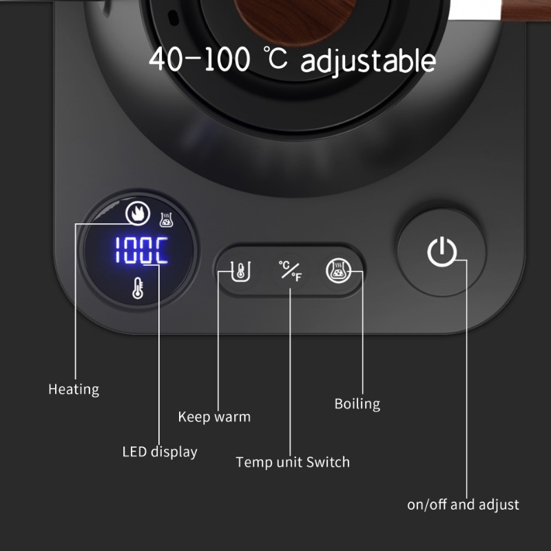 1200 Watt Intelligent Constant - đánh giá và giá Electric Kettle Temperature Control