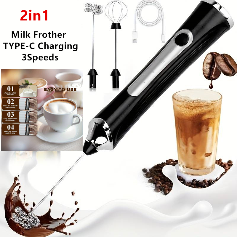 Wireless Electric Milk Frother - đánh giá và giá Electric Milk Frother Handheld