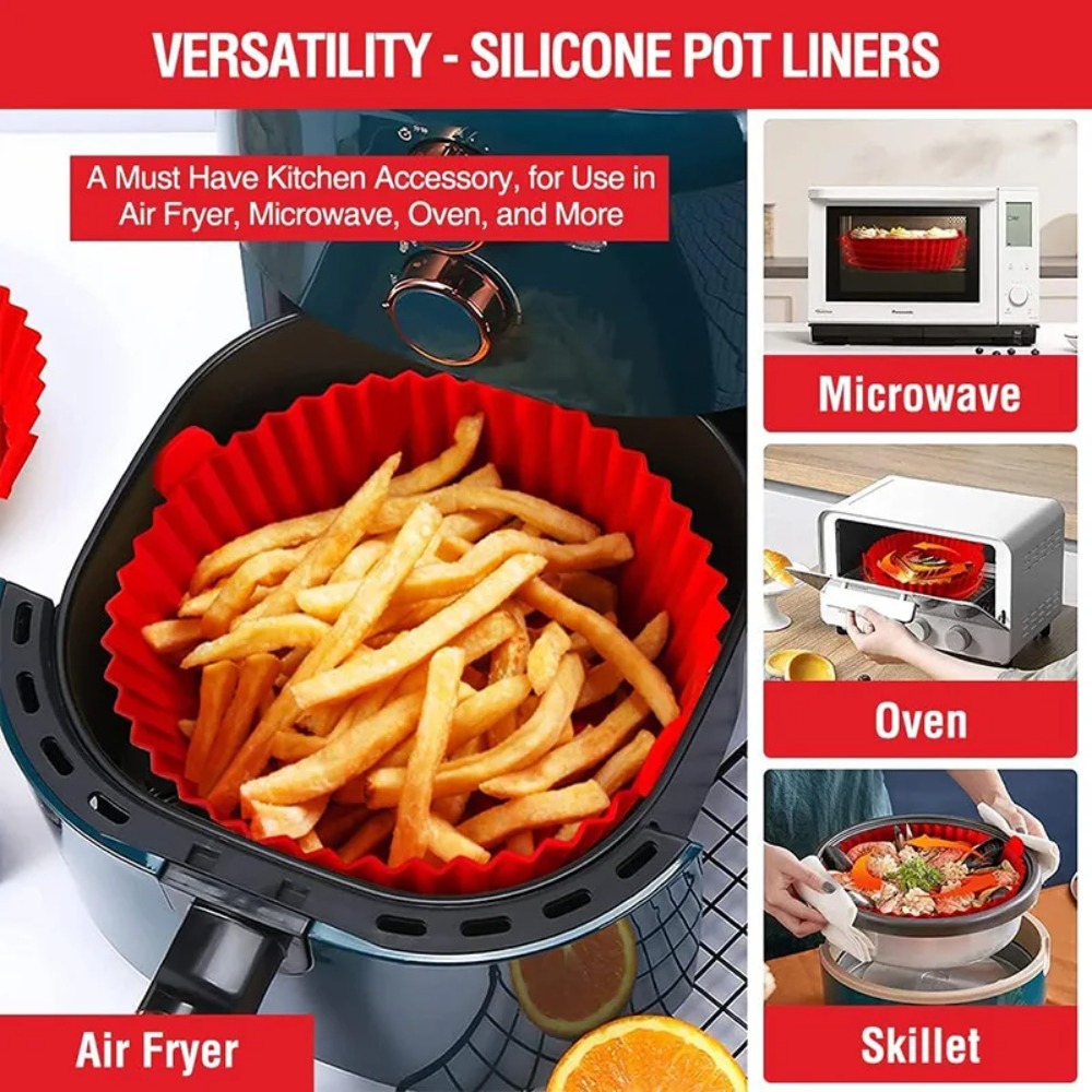 Air Fryer Silicone Basket Reus - đánh giá và giá Air Fryer Silicone Pot Liner