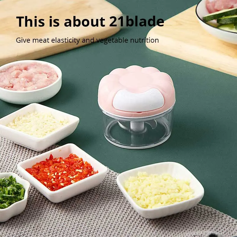 1pc Blue/Pink Manual Garlic Ma - đánh giá và giá Immersion Hand Blender Set